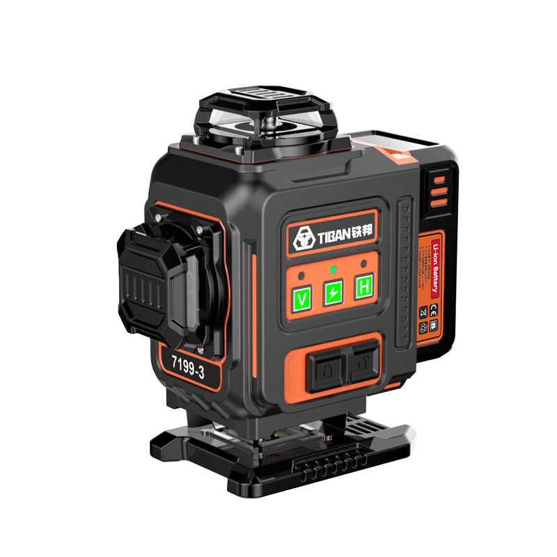 Industrial Laser Line Projector - เครื่องฉายแสงเลเซอร์สีเขียว 4D16-Line สำหรับใช้งานกลางแจ้ง ความแม่นยำสูง พร้อมหน้าจอแสดงผลไฟฟ้า ระดับความแข็งแกร่งทางอุตสาหกรรม