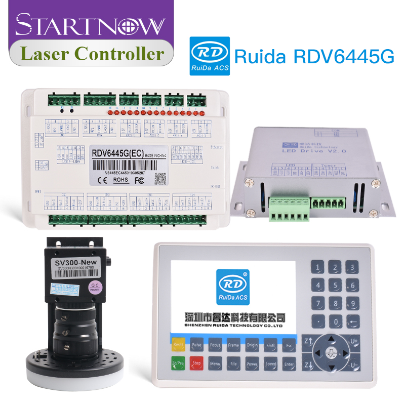 Industrial Laser Sensor - เริ่มต้น RDV6445G Ruida ระบบควบคุมด้วยเลเซอร์ CCD Visual