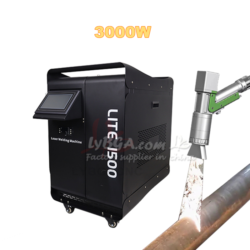 Industrial Laser Welding Machine - เครื่องกำจัดสนิมด้วยไฟเบอร์เลเซอร์ 1500W 2000W 3000W สำหรับทำความสะอาด กำจัดคราบน้ำมัน