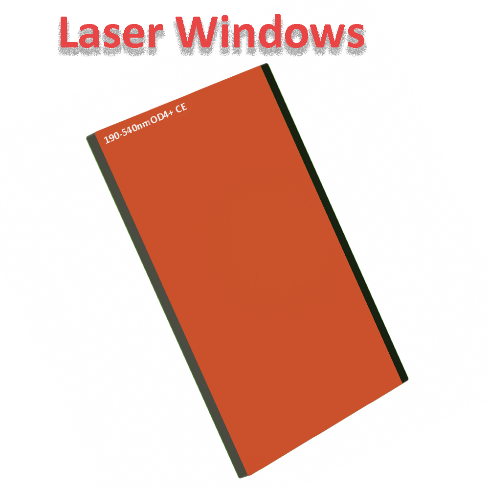 Industrial Laser Welding - หน้าต่างป้องกันแสงเลเซอร์ 532 นาโนเมตร โพลีคาร์บอเนต สำหรับงานเครื่องสำอาง อุตสาหกรรม