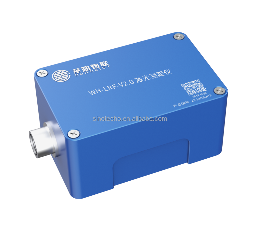 Industrial Laser Distance Measuring Device - HUAHEIoT อุปกรณ์วัดระยะทางด้วยเลเซอร์สำหรับอุตสาหกรรม เครื่องวัดระยะแบบไม่สัมผัสความแม่นยำสูง สำหรับงานวิศวกรรมและระบบอัตโนมัติ WH-LRF