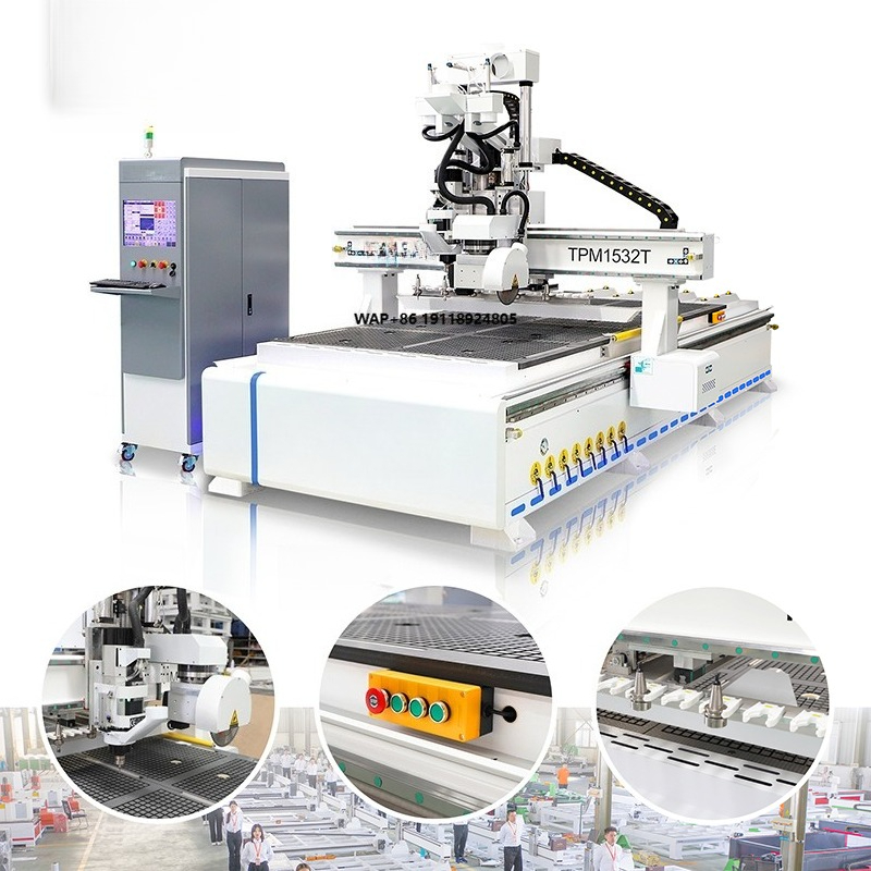 Cnc Router Machine - เครื่องแกะสลักไม้ซีเอ็นซี 1325 1530 เครื่องเราเตอร์ไม้ซีเอ็นซี ใบเลื่อยตัด เครื่องเราเตอร์ซีเอ็นซี