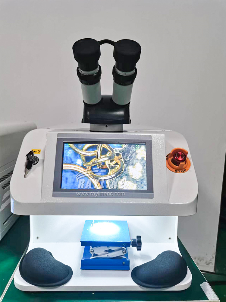 Industrial Laser Welding - เครื่องเชื่อมเลเซอร์สำหรับงานจิวเวลรี่ 150w 200w พร้อมหน้าจอสัมผัส CCD สำหรับเชื่อมทอง
