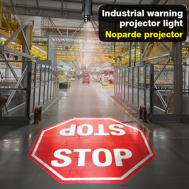 Industrial Laser Line Projector - โปรเจคเตอร์ป้ายหยุด LED แบบกำหนดเอง Noparde กันน้ำระดับ IP65