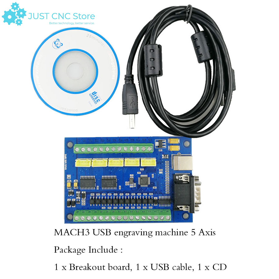 Breakout Board Mach3 - MACH3 USB CNC Driver Breakout Board