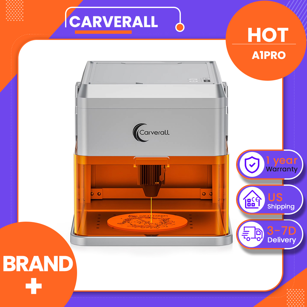 Industrial Handheld Laser Engraver - เครื่องแกะสลักเลเซอร์ Carverall A1PRO 10W พร้อมกล้อง HD,