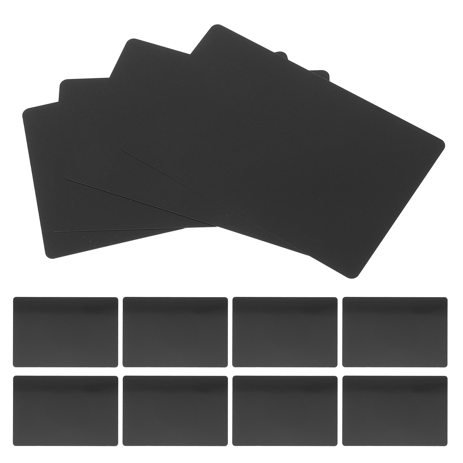 Industrial Laser Etching - แผ่นอลูมิเนียมสีดำ 100 ชิ้น ขนาด 3.4x2.1 นิ้ว