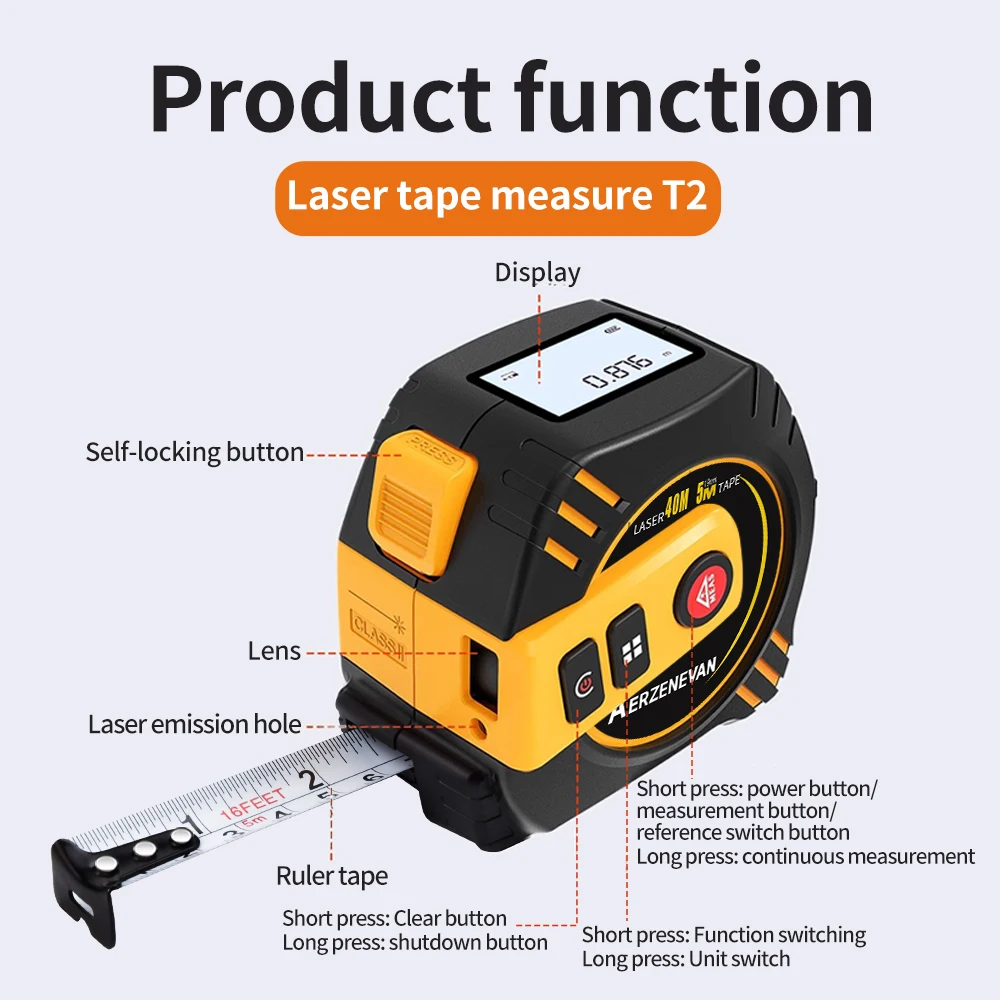 เครื่องวัดระยะเลเซอร์ 80 ม. เท - Industrial Laser Sensor บทวิจารณ์และราคา