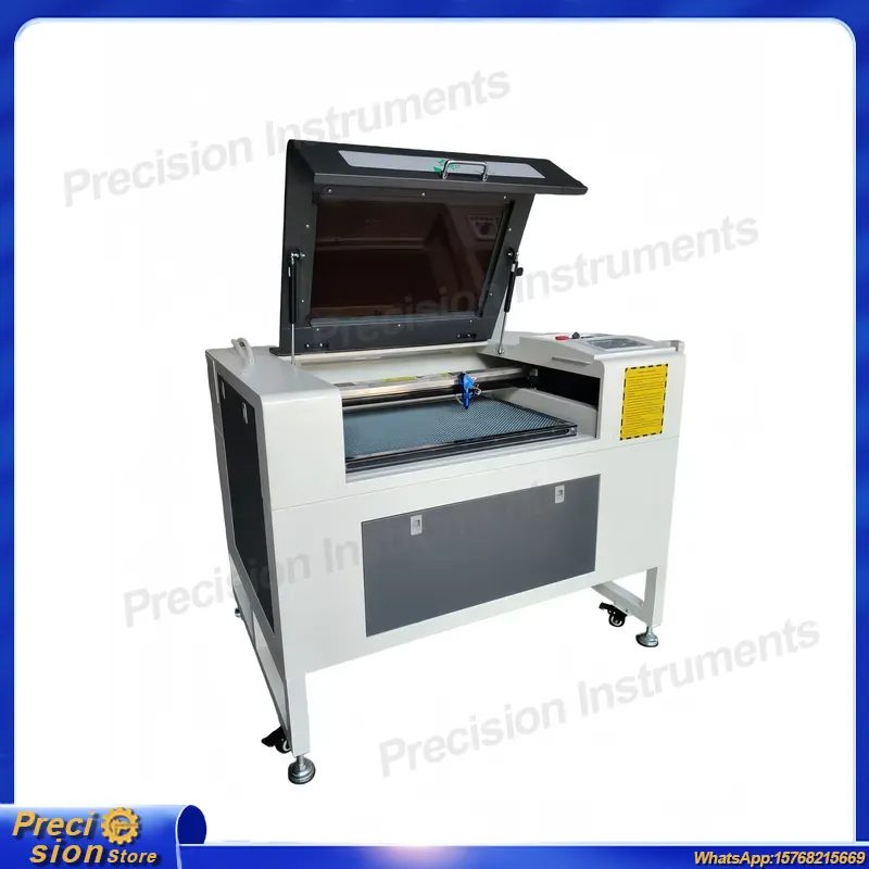 เครื่องแกะสลักเลเซอร์ CNC 6090 - Industrial Laser Fabric Cutting Machine บทวิจารณ์และราคา