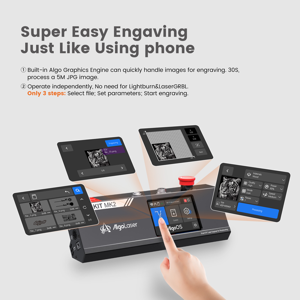 เครื่องแกะสลักเลเซอร์ CNC Algo - Industrial Handheld Laser Engraver บทวิจารณ์และราคา
