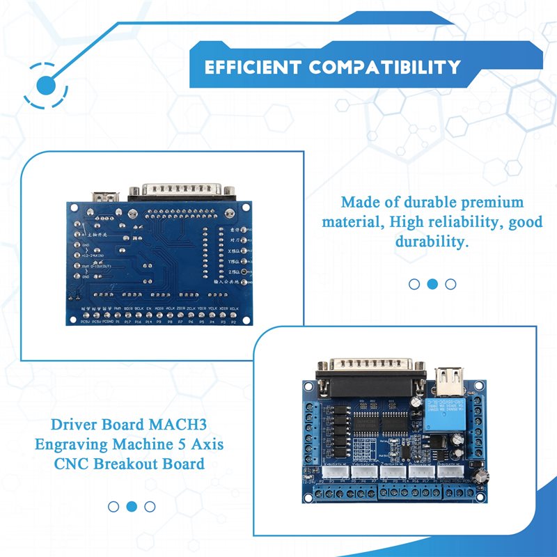 บอร์ดควบคุม AT05-Driver สำหรับ - Breakout Board Mach3 บทวิจารณ์และราคา