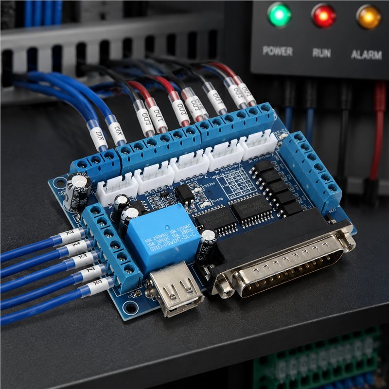 บอร์ดควบคุม AT05-Driver สำหรับ - Breakout Board Mach3 บทวิจารณ์และราคา