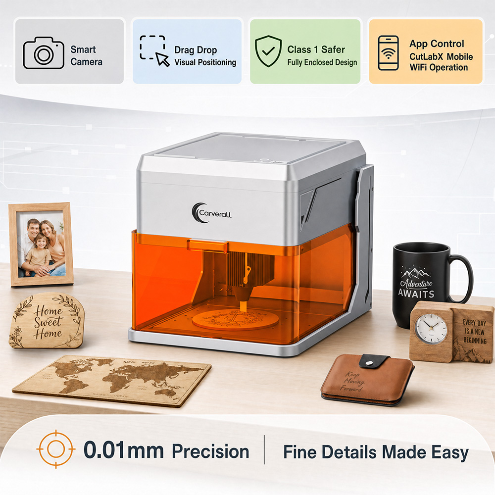 เครื่องแกะสลักเลเซอร์ Carveral - Industrial Handheld Laser Engraver บทวิจารณ์และราคา